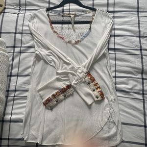 Arrata Silent Journey Lace Shirt Sz L